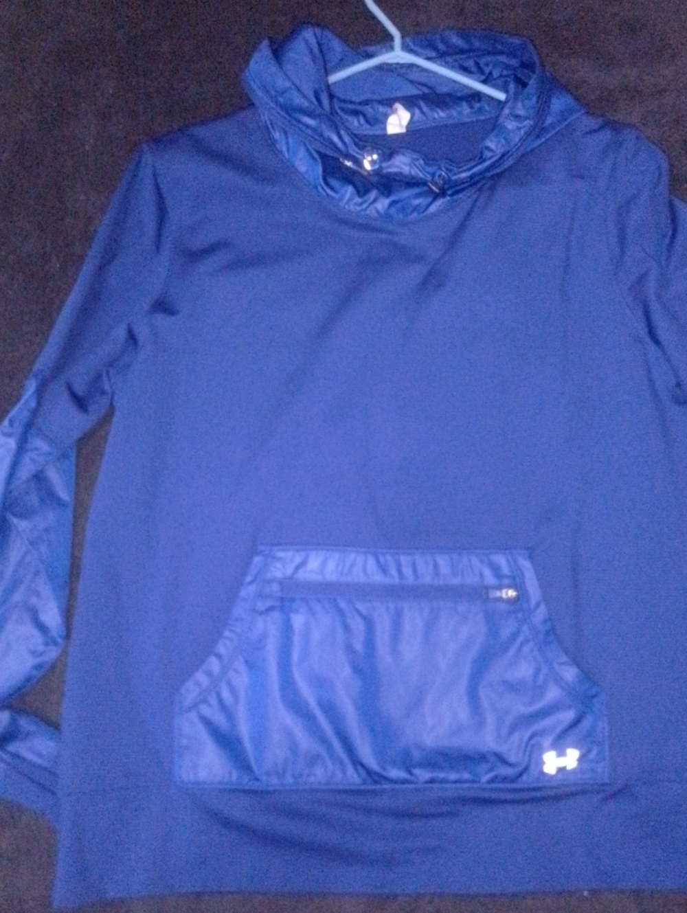 Womens UNDER ARMOR coldgear purple Fall Pull Over Jacket